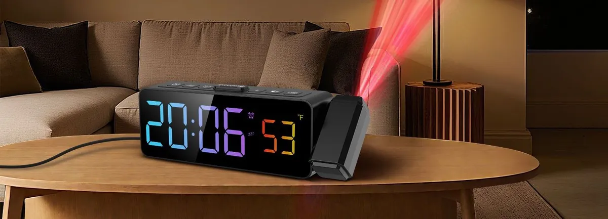 Netzu Compact Projection Alarm Clock